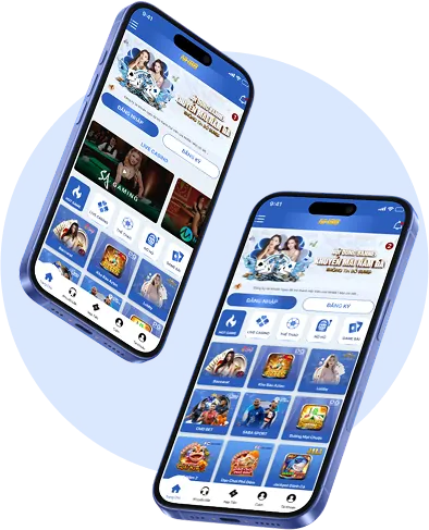 Một người chơi đang sử dụng ứng dụng bet4vn trên điện thoại để thiết lập giới hạn cá cược và kiểm tra lịch sử giao dịch, với các biểu tượng công cụ hỗ trợ xung quanh.